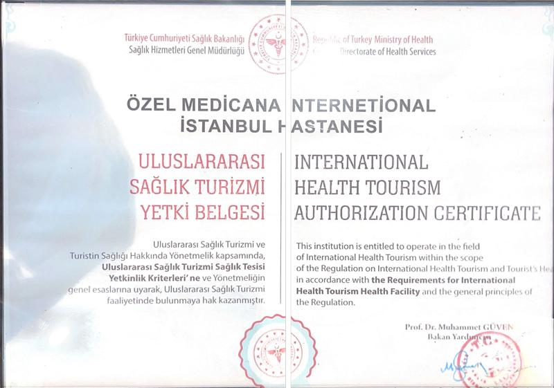Sağlık turizmi yetki belgesi
